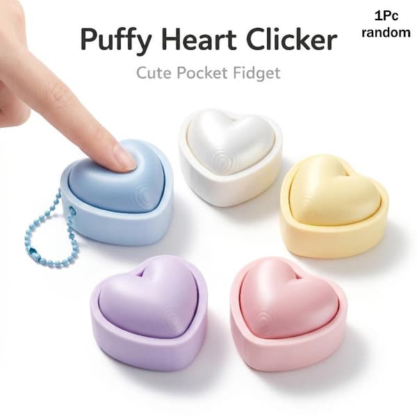 3D-printet s Clicker Nøglering Simuleret Kage Vedhæng Dekompression A3