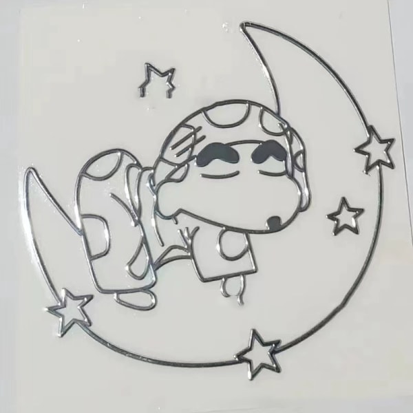 5/6 KPL Crayon Shin-chan Cartoon Cat Dog Matkapuhelin Metal Stic A3-6PCS