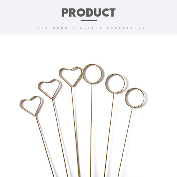 10 stk kunstkort holder metall postkortklips blomsterbutikk spesial c C