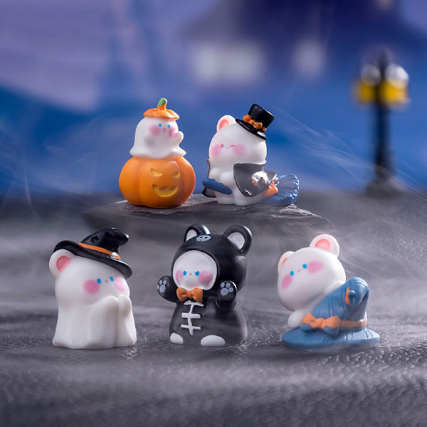 Halloween-pynt - Dekorasjon til skrivebord, bilinteriør A1