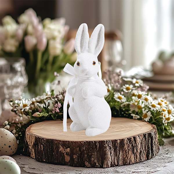 Påskepynt Mousserende Skum Kaninfigur A