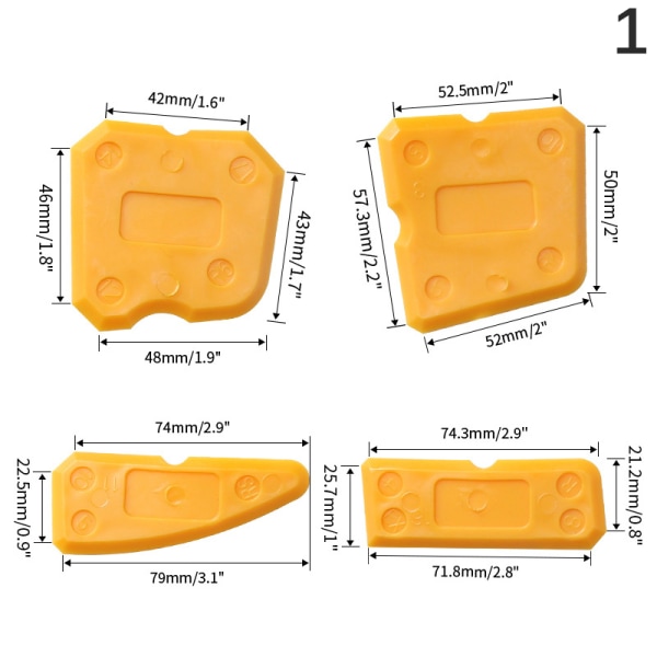 Skraberværktøj Glaslim Multi-Angle Scraper Caulk Remover til B 1