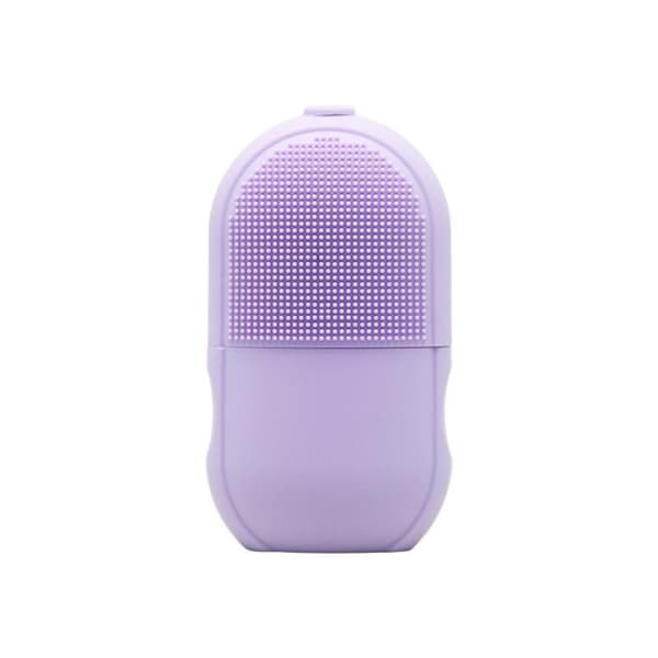 1 st silikon ansiktsisform för hudvård ansiktsisrulle med Purple