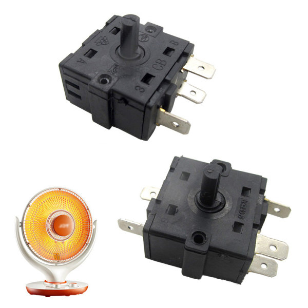 3/5 pin 2/4 posisjon dreiebryter velger AC 250V 16A elektr. B