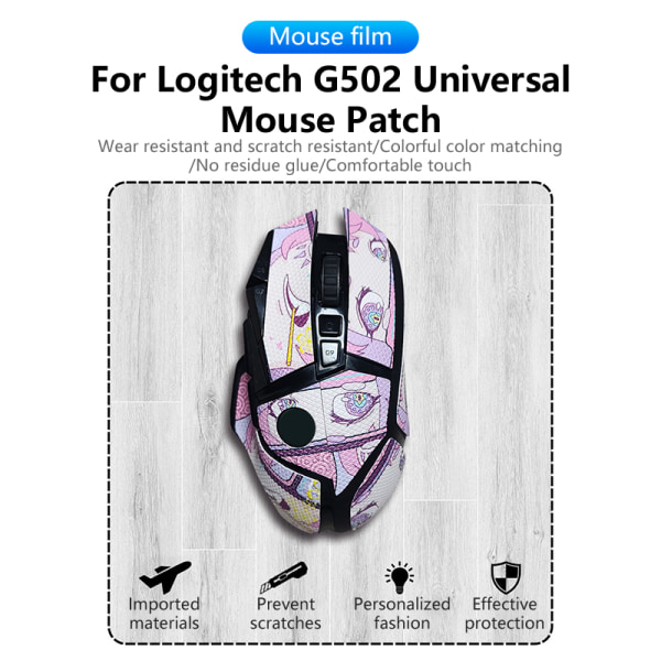 G502 Universal Wired trådløs mus Anti-skli-klistremerker Anti-sli A17