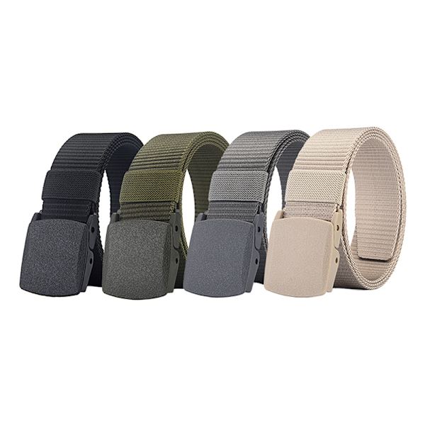 150 cm Mænds Militær Automatisk Spænde Nylon Bælte Udendørs Huntin Army green