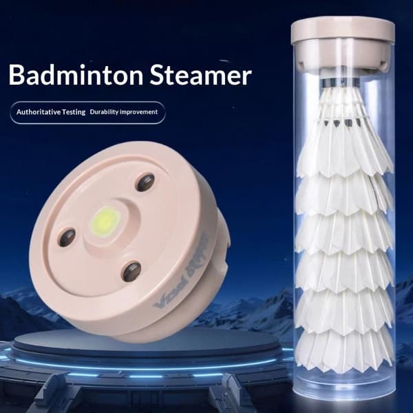 Badmintonutstyr Shuttlecock Steamer Bærbar Luftfukter W White