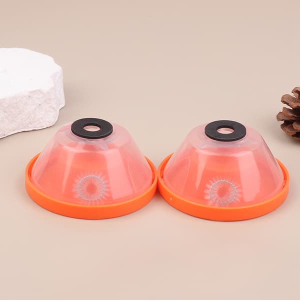 Elektrisk Borrdammskydd Askkoppar Slaghammare Dammuppsamlare Orange 2pcs