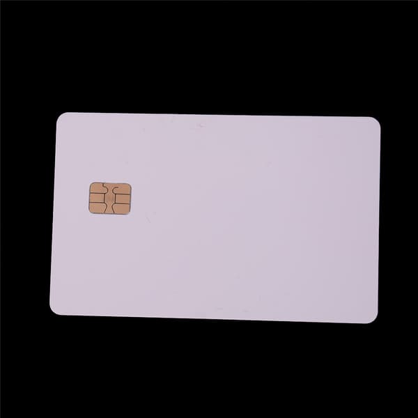 Nya 5 st ISO PVC IC med SLE4442 Chip Blank Smartkort Kontakt 0 0