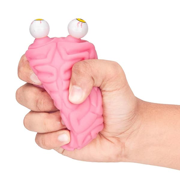 Anti-stress Flippy Hjerne Squishy Øje ping  Legetøj  Aflastningslegetøj Pink
