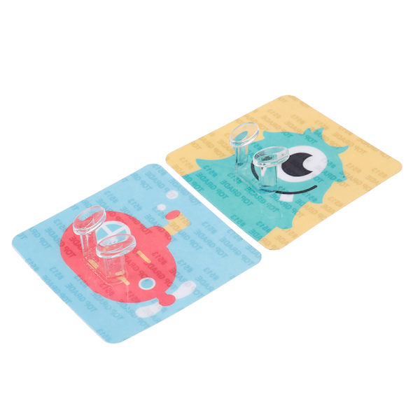 Sarjakuva Pistokekoukku Seinä Itseliimautuva Säilytys Virtajohto Kiinnike 1pc random color