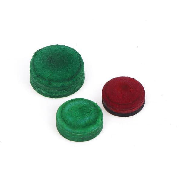 1/3/5 st Professionella Biljardköspetsar Flerskiktsläder 14mm Red 1pcs