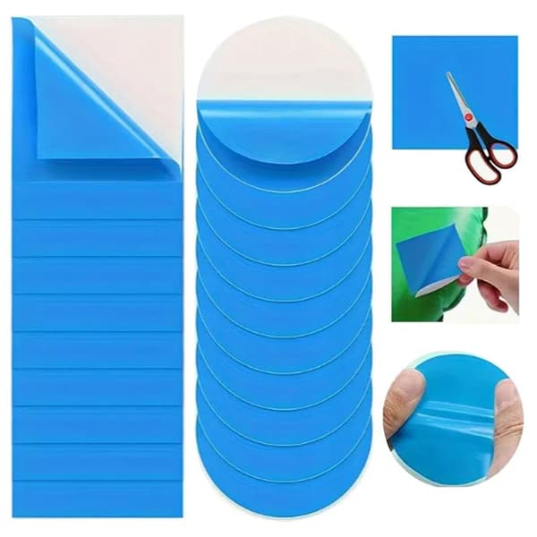 10 STK Undervannsreparasjonslapper Selvklebende PVC Vanntett Po A2