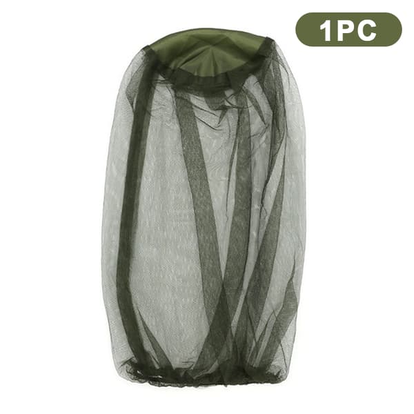 1/2/3 stk myggsikker solhatt med pustende netting for camping 1PC