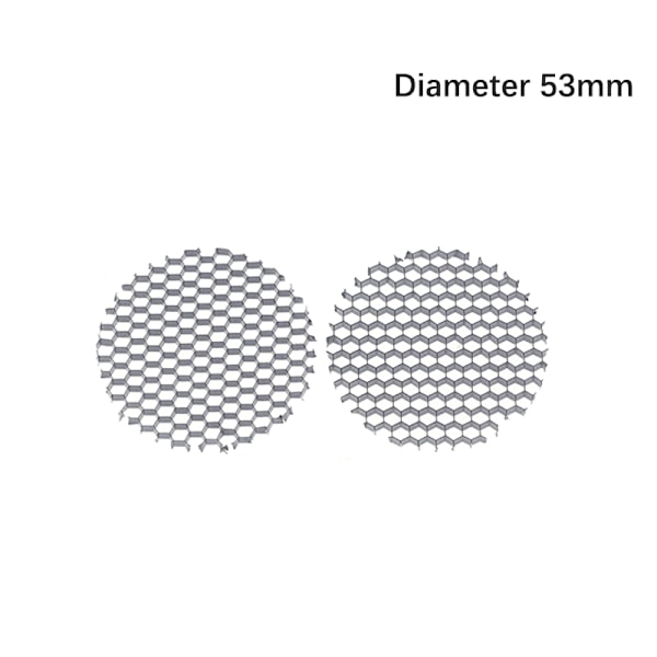 2 Stk 42-72mm LED Lys Lampeskærm Downlight Spotlight Rund Hon 50mm