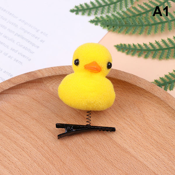Little Yellow Duck Hairpin Spring Hiustarvikkeet Päähine Ch A1