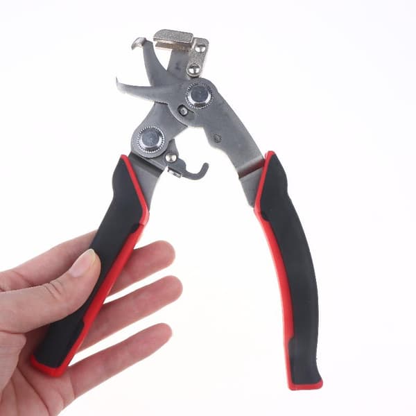 1 stk. bilklipstang til fjernelse af bilpaneler med gummifastgørelse Red Black Handle