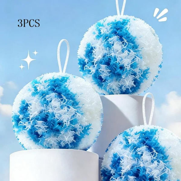 3st diskborste badrumsstädboll badrumsstädboll S 3pcs