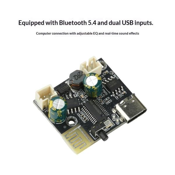5V Bluetooth 5.4 USB-indgang o-forstærkermodul 6,2W Klasse D Mono