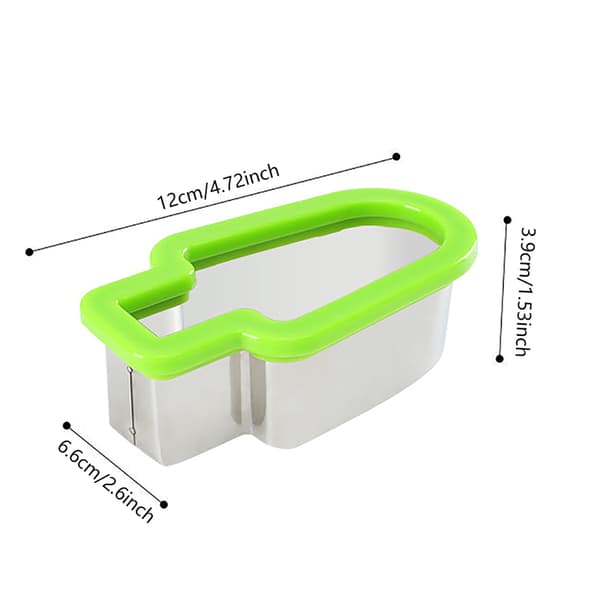 1 st Stanless Steel Vattenmelon och Slicer Popsicle Form Form