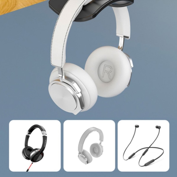 Väggmonterad hörlurshängare Universal headsethållare A5