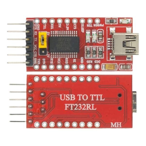 1 stk FT232RL FT232 FTDI USB 3.3V 5.5V til TTL seriell adaptermodul FT232RL Mini