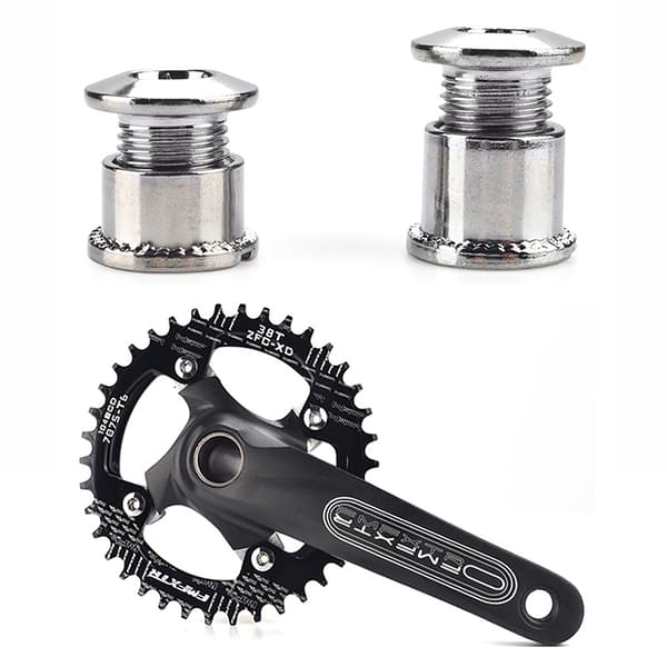 5 Styck Kedja Hjul Fix Disc Bolt Mutter Kedjering Road Cykel delar Black B