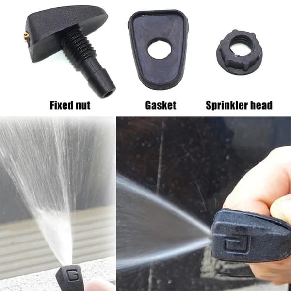 2 stk/sett Bil Universal Frontrute Vindusvisker Dyse Jet Spray 2pcs