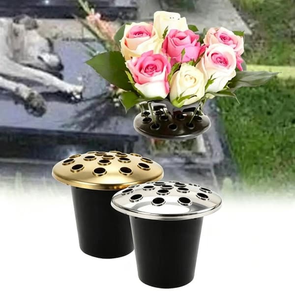 2 stk. kirkegårdsblomsterpotte A3