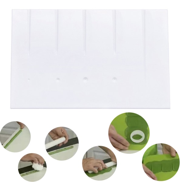 1 STK Blomsterstilk-formet bord Sugarcraft Tool Fondant kakeform D