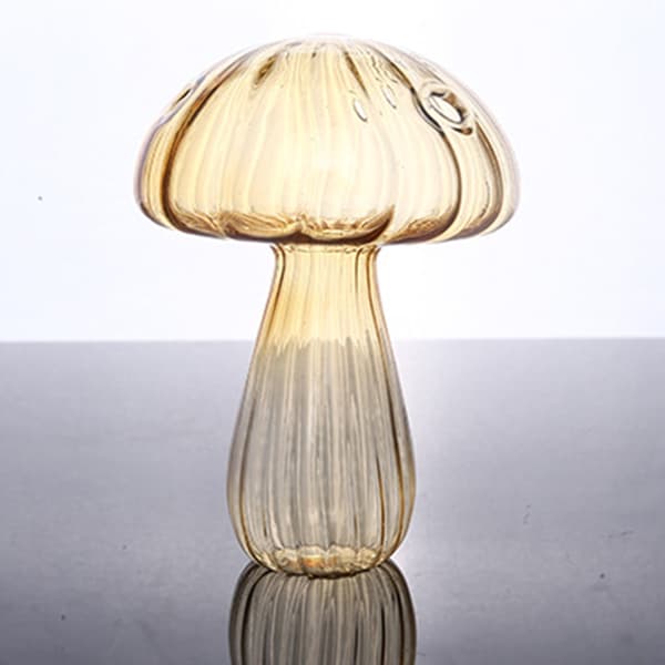 Mushroom Glas Vase Aromaterapi Flaske Creative Home Hydroponi B