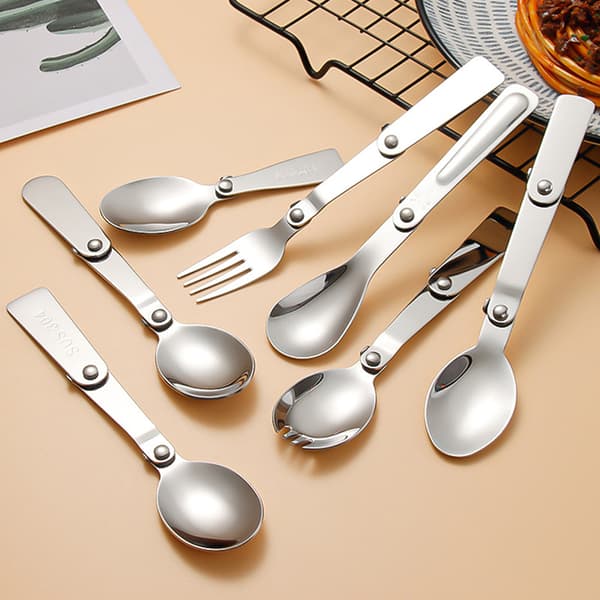 304 rustfritt stål Creative servise Outdoor Portable Three-F D