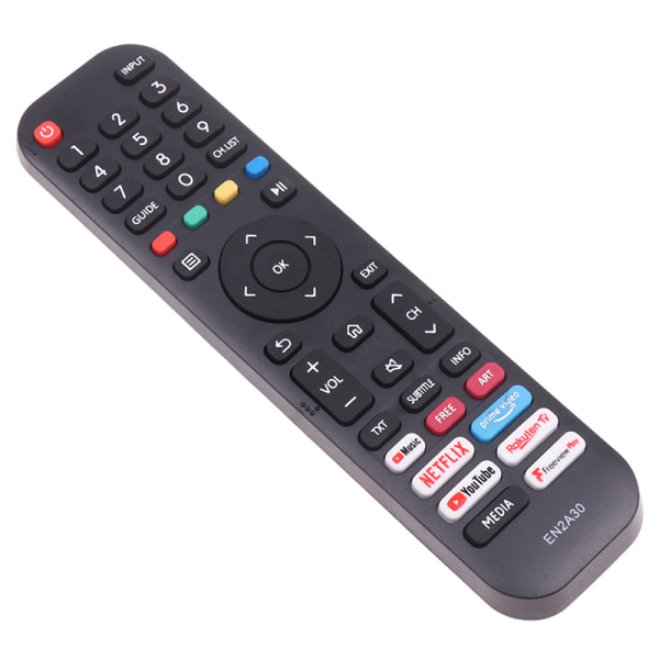 EN2A30 Rplasseringsfjernkontroll for VU Hisense TV EN2N30H EN2Q Black