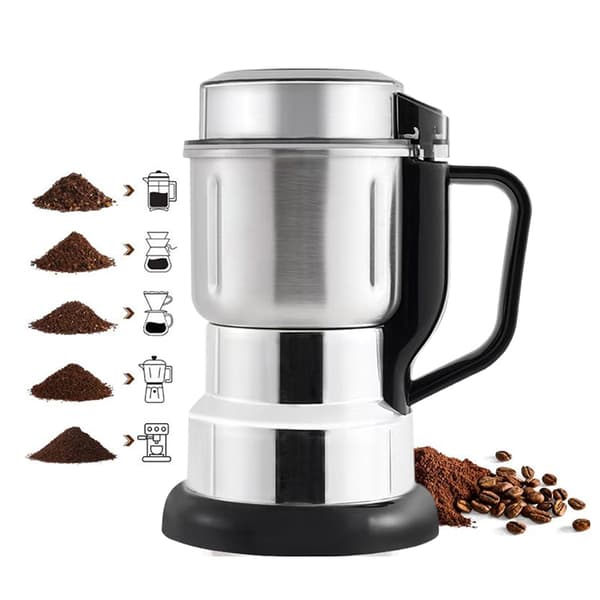 Elektrisk kaffebönkvarn för spannmål och kryddor A