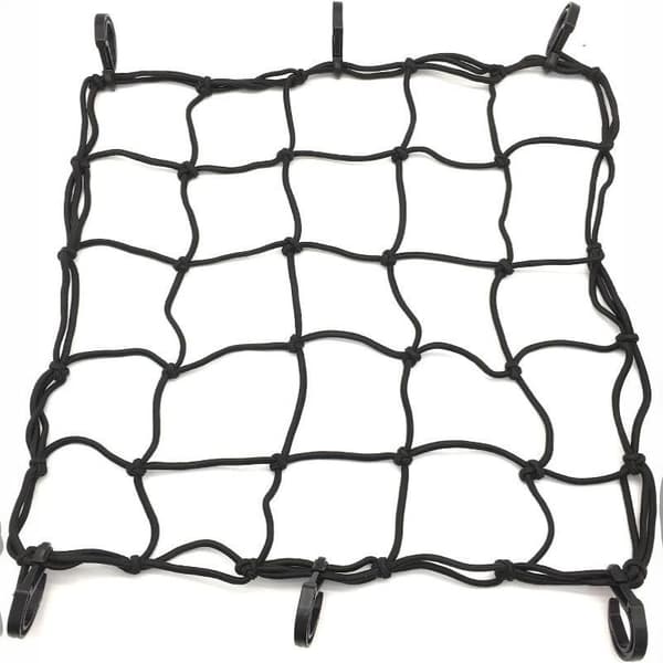 1x Motorcykel Bagage Net Krog Opbevaringspose Cykel Net Opbevaring 30x30cm
