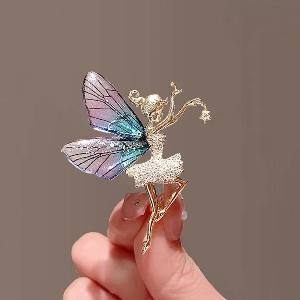 Butterfly Fairy Brosjer Mote Kreative Klær Tilbehør
