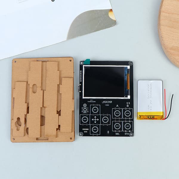 DIY LCD-skærm Spillekonsol Elektronisk Sæt Multifunktionel