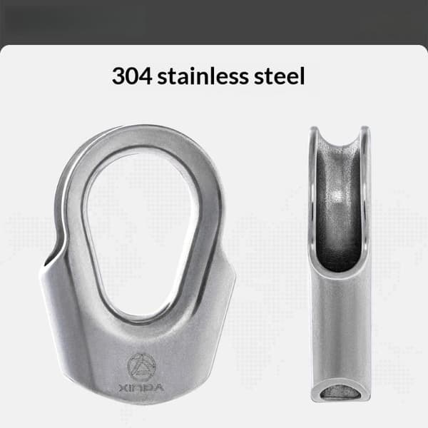 304 rustfritt stål beskyttende tauhylse Kyllinghjertering U
