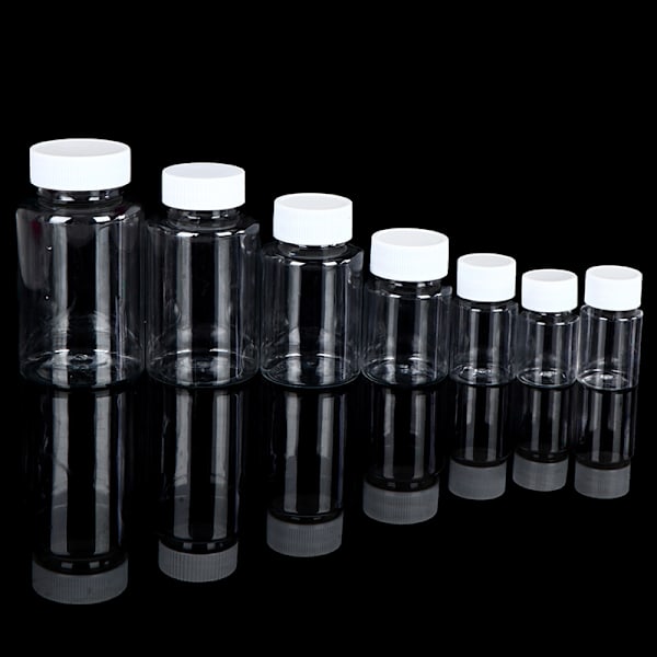 15ml/20ml/30ml/100ml Plast PET Klart Tomme Forseglingsflasker Solid 50