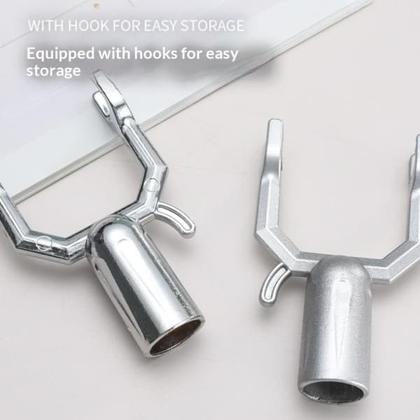 Klesstanggaffel i aluminiumslegering, høy bæreevne, solid 4