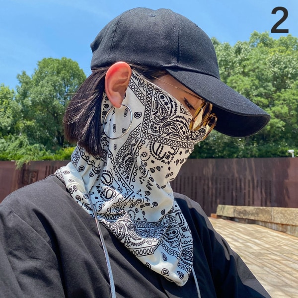 1 kpl Fashion Punk Mask Miesten Naisten Summer Face Neck UV Protec 2