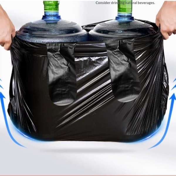 100 stk. vestplastpose husholdningsfortykket plastpose engangs A3
