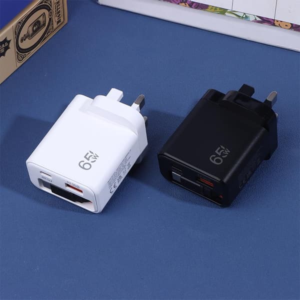 65W superrask Type C USB-telefonlader med teleskopisk funksjon A6