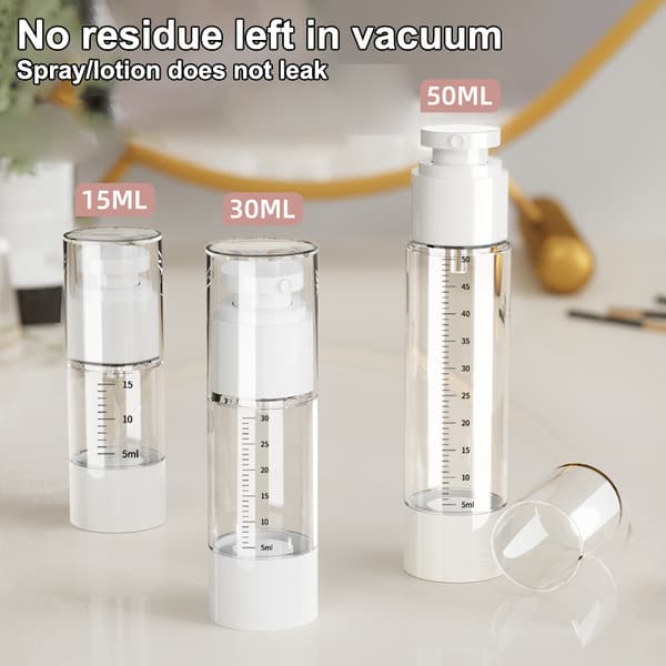 15/30/50 ml AS tyhjiövoide-suihkepullo mitta-asteikolla matkakäyttöön Spray bottle 30ml