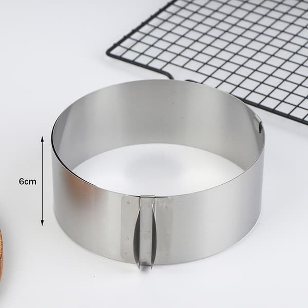 Teleskopisk moussering i rustfritt stål, rustfri 6cm
