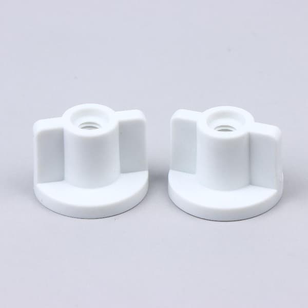 Kiinteä vaihtotakakiinnike 6 mm ruuveille A1 2PCS