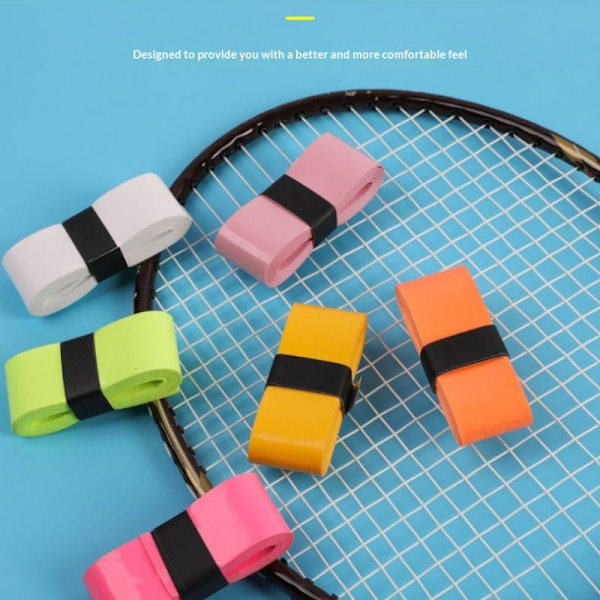 10 stk. absorberende klæbrig tennisracket overgreb skridsikkert greb Blue