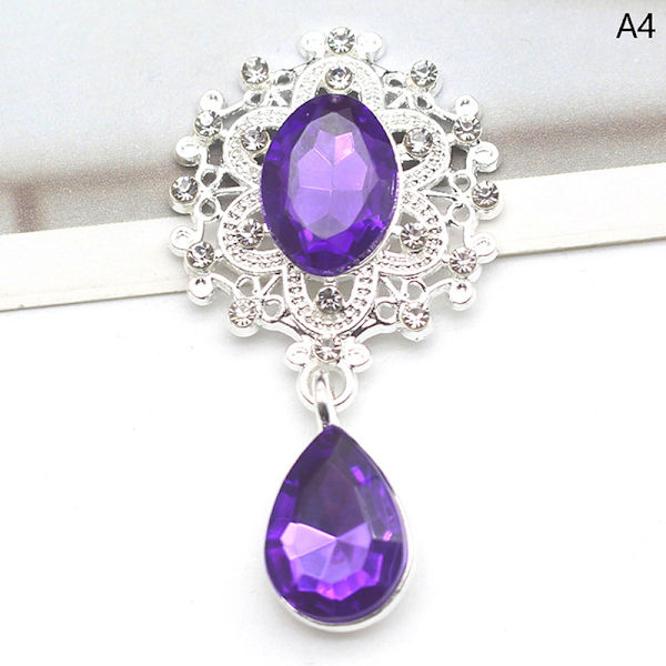 Kiiltävä rintakoru 45*25mm Crystal Asusteet Muoti Upea ke A4