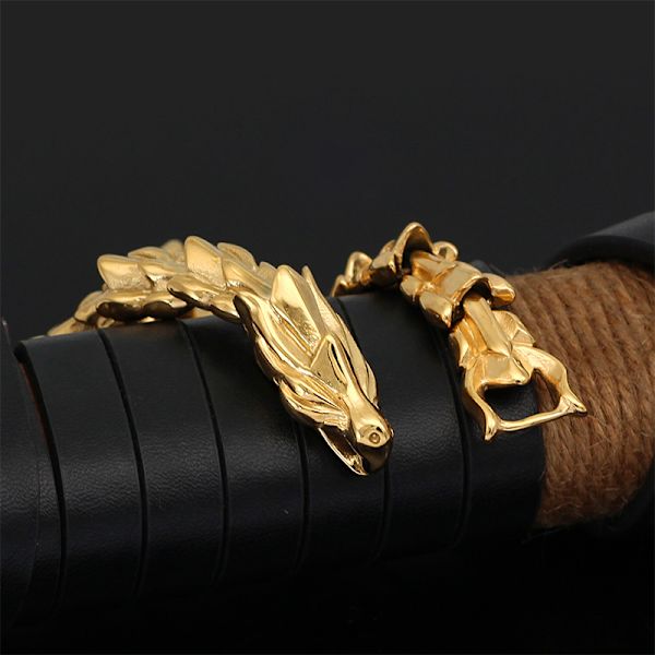 Hip Hop Personality Køl Armbånd Legering Vintage Fashion D A7