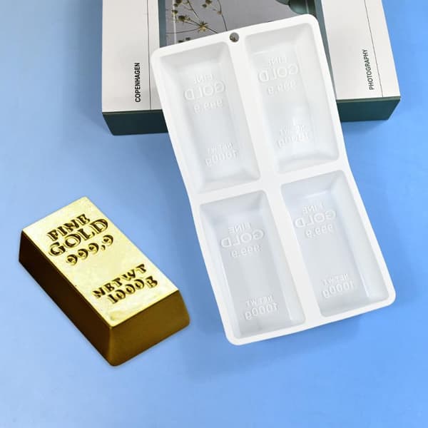 Guldbarre Mousse Kageform Guldbarre og Guldklump Chokolade A2